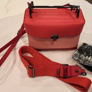 Red and Pink Women's Bag